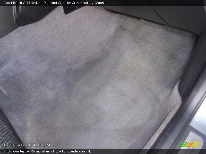 Diamond Graphite Gray Metallic / Graphite 2004 Infiniti G 35 Sedan
