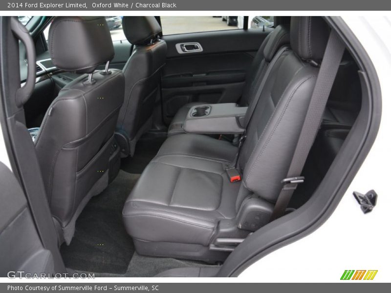 Oxford White / Charcoal Black 2014 Ford Explorer Limited