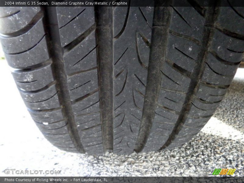 Diamond Graphite Gray Metallic / Graphite 2004 Infiniti G 35 Sedan
