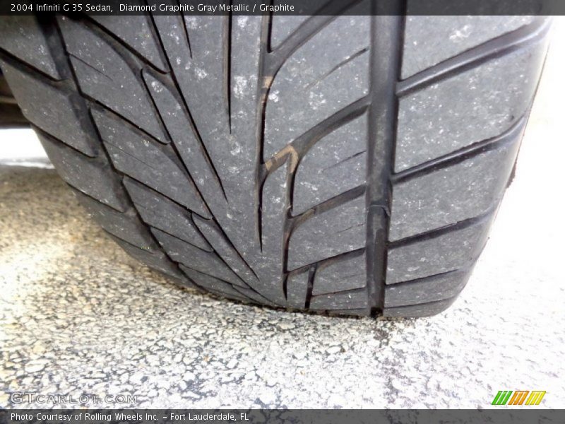 Diamond Graphite Gray Metallic / Graphite 2004 Infiniti G 35 Sedan
