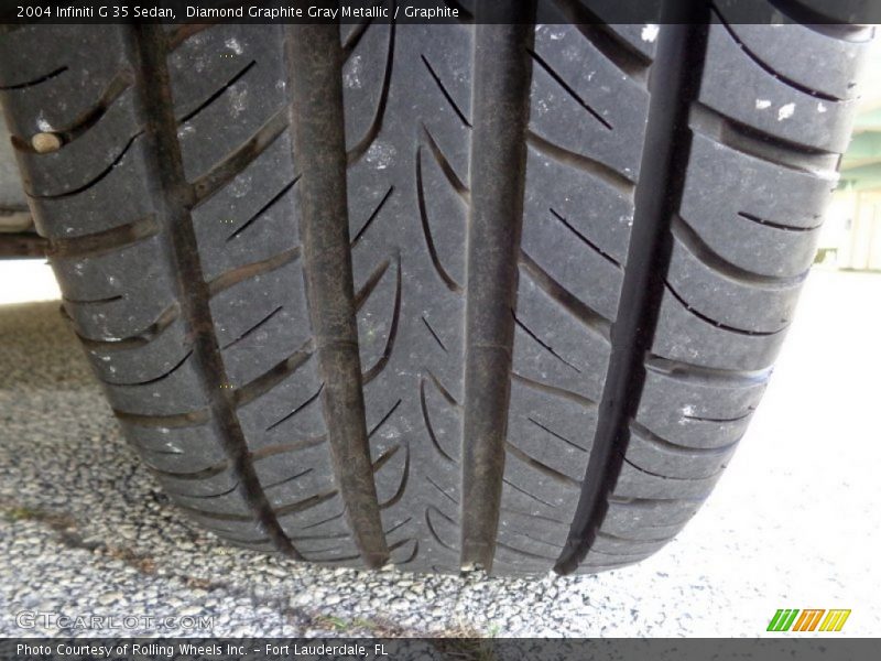 Diamond Graphite Gray Metallic / Graphite 2004 Infiniti G 35 Sedan