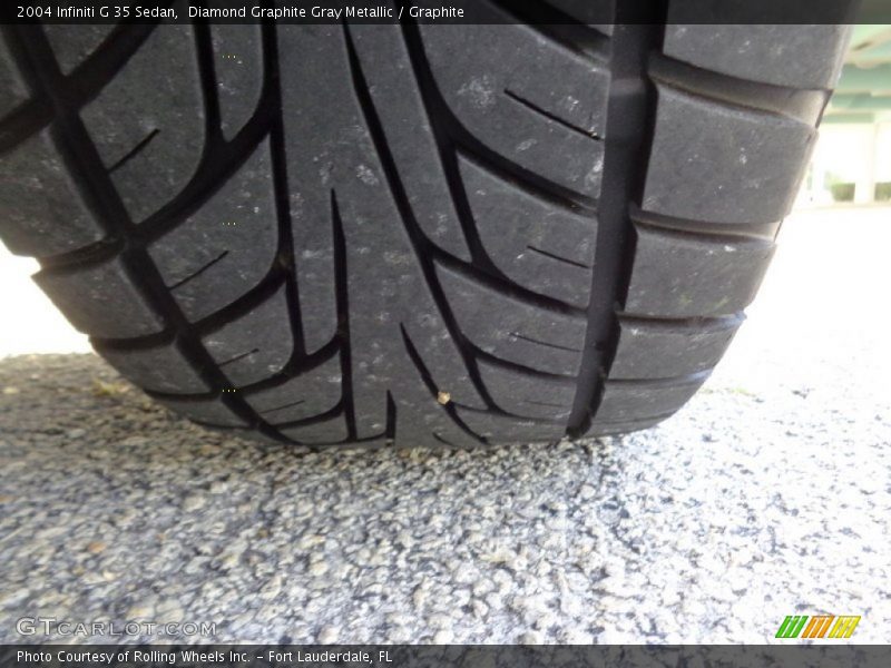 Diamond Graphite Gray Metallic / Graphite 2004 Infiniti G 35 Sedan