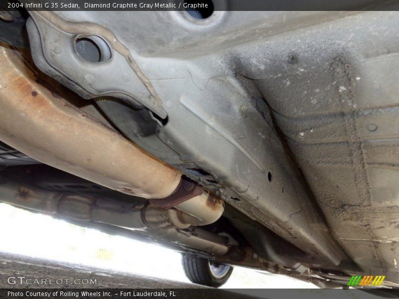 Diamond Graphite Gray Metallic / Graphite 2004 Infiniti G 35 Sedan