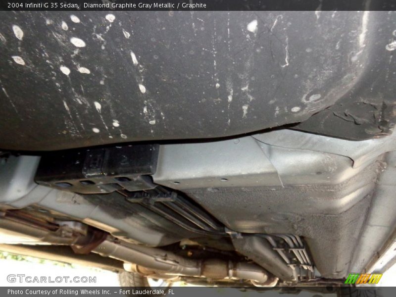 Diamond Graphite Gray Metallic / Graphite 2004 Infiniti G 35 Sedan