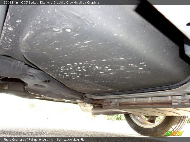 Diamond Graphite Gray Metallic / Graphite 2004 Infiniti G 35 Sedan