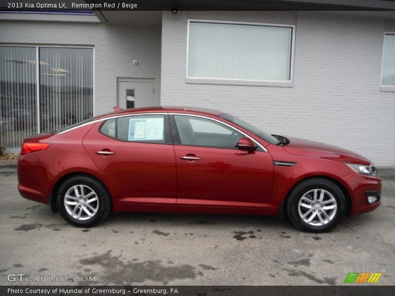 Remington Red / Beige 2013 Kia Optima LX