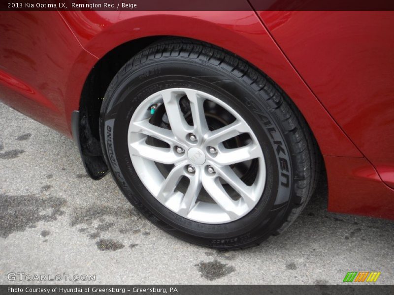 Remington Red / Beige 2013 Kia Optima LX