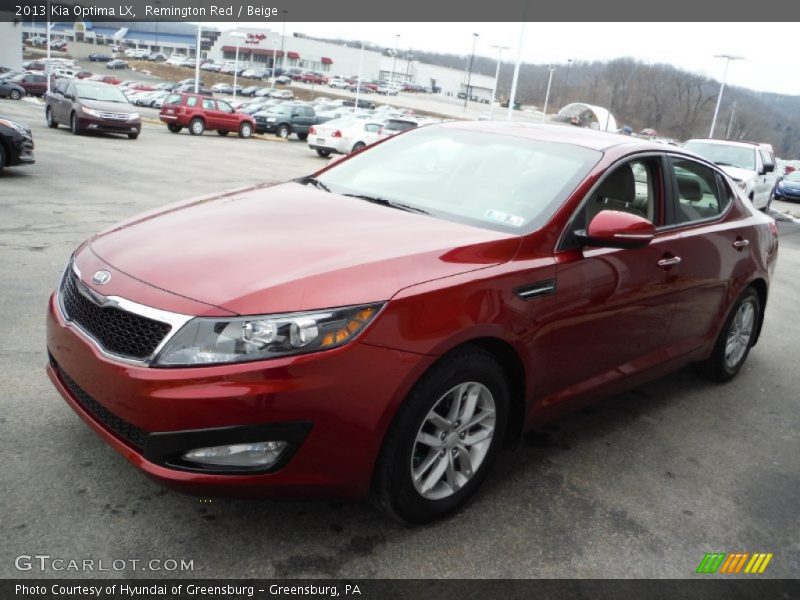 Remington Red / Beige 2013 Kia Optima LX
