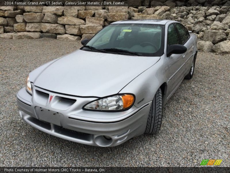 Galaxy Silver Metallic / Dark Pewter 2004 Pontiac Grand Am GT Sedan