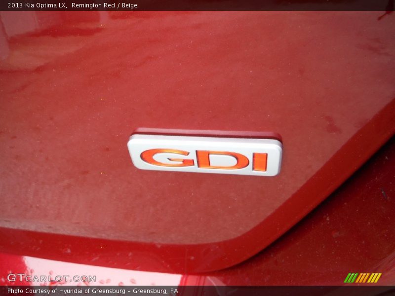 Remington Red / Beige 2013 Kia Optima LX
