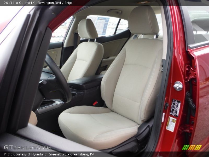 Remington Red / Beige 2013 Kia Optima LX