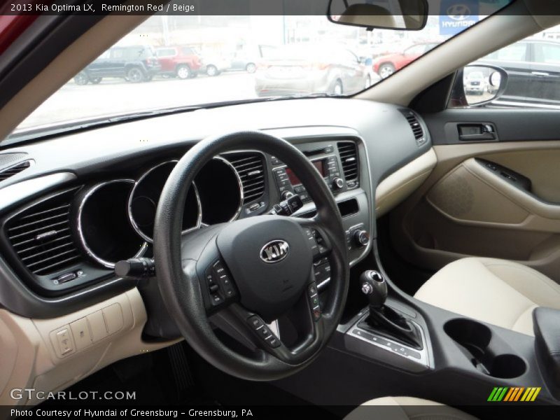 Remington Red / Beige 2013 Kia Optima LX