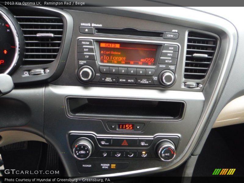 Remington Red / Beige 2013 Kia Optima LX