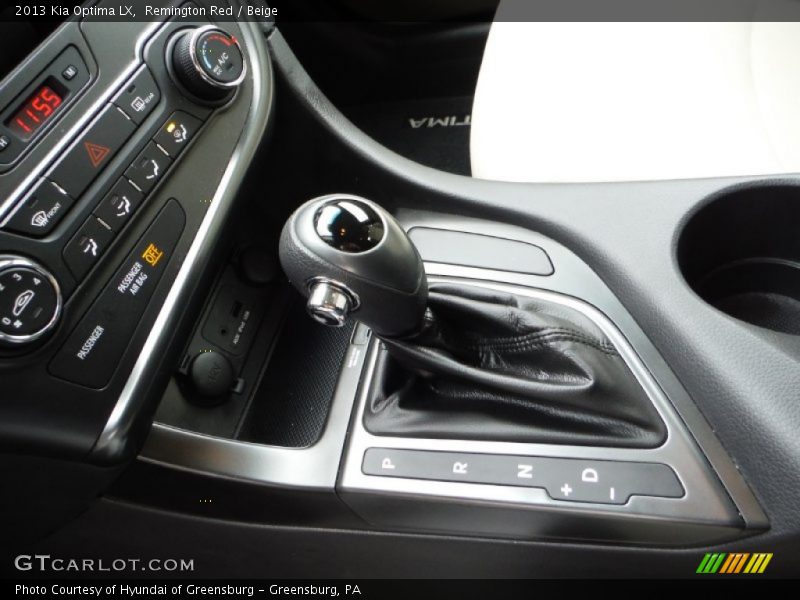 Remington Red / Beige 2013 Kia Optima LX