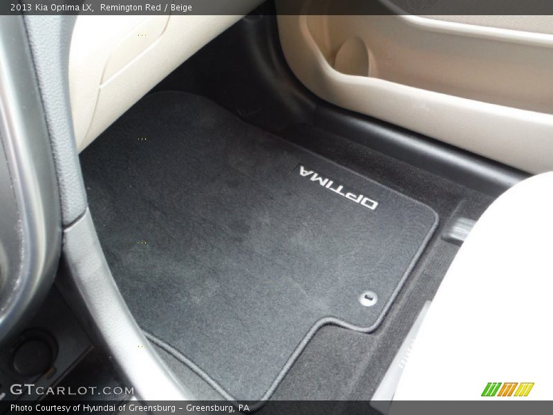 Remington Red / Beige 2013 Kia Optima LX
