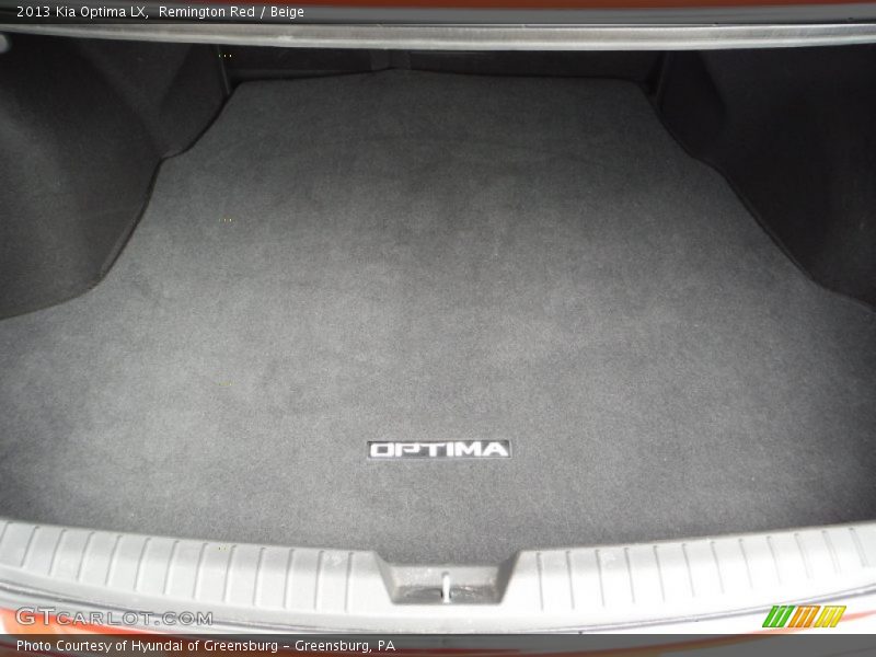 Remington Red / Beige 2013 Kia Optima LX