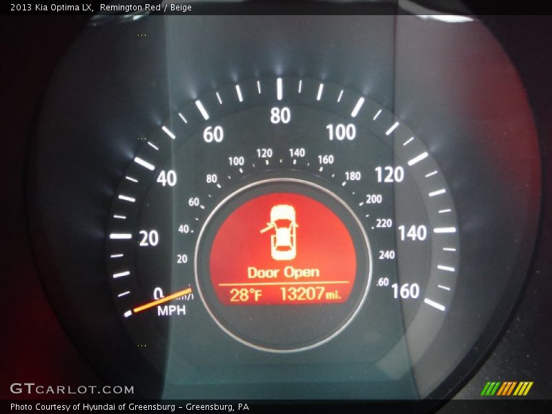Remington Red / Beige 2013 Kia Optima LX