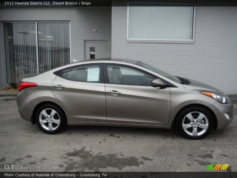 Desert Bronze / Beige 2013 Hyundai Elantra GLS