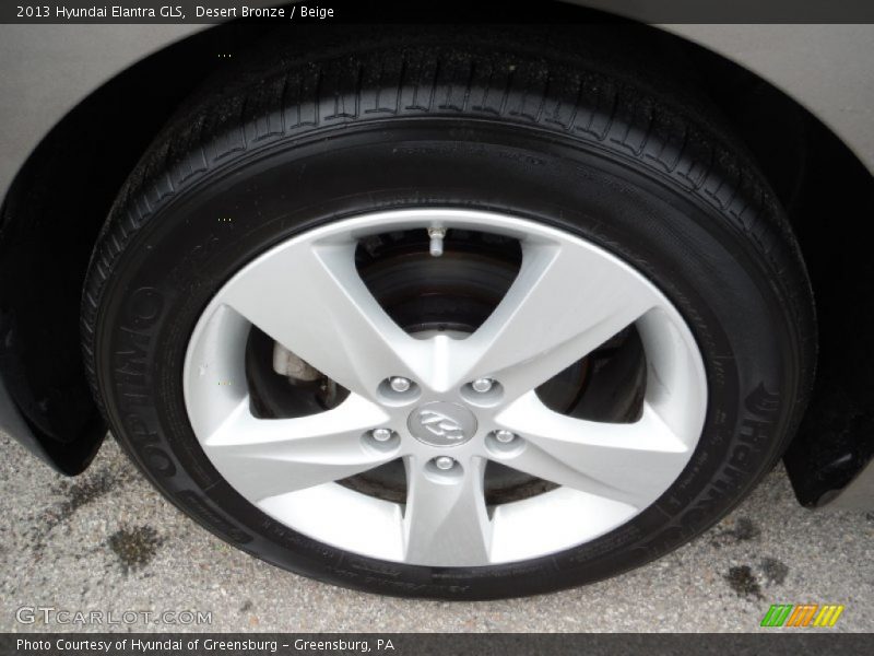 Desert Bronze / Beige 2013 Hyundai Elantra GLS