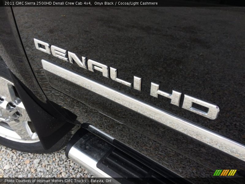 Onyx Black / Cocoa/Light Cashmere 2011 GMC Sierra 2500HD Denali Crew Cab 4x4
