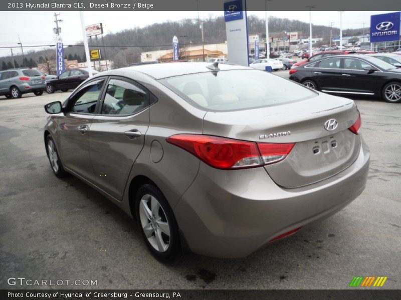 Desert Bronze / Beige 2013 Hyundai Elantra GLS