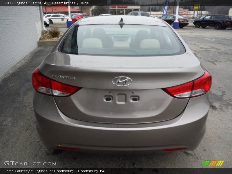 Desert Bronze / Beige 2013 Hyundai Elantra GLS