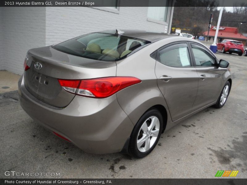 Desert Bronze / Beige 2013 Hyundai Elantra GLS