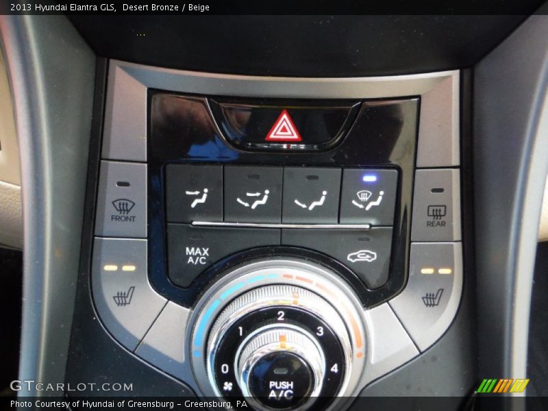 Desert Bronze / Beige 2013 Hyundai Elantra GLS