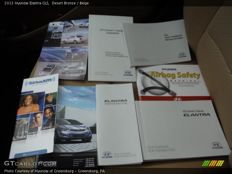 Desert Bronze / Beige 2013 Hyundai Elantra GLS