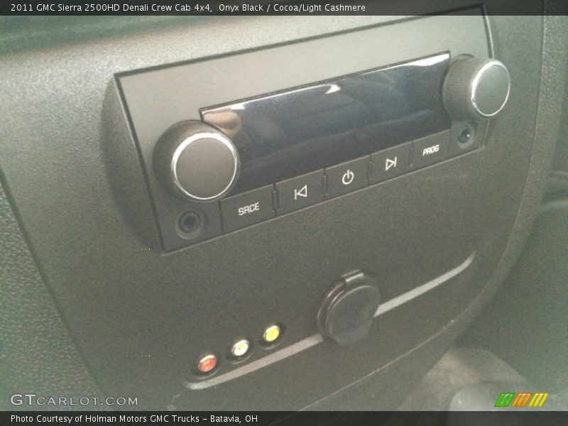 Onyx Black / Cocoa/Light Cashmere 2011 GMC Sierra 2500HD Denali Crew Cab 4x4