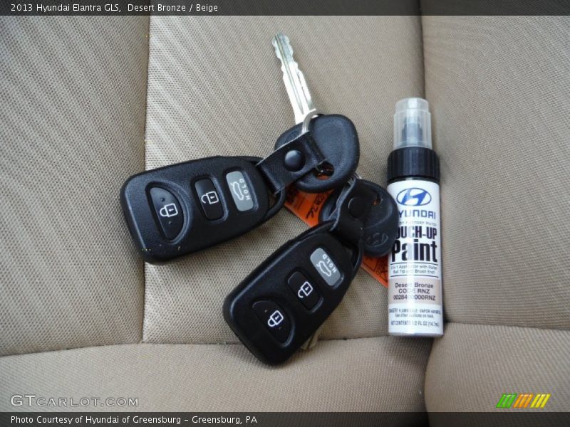 Desert Bronze / Beige 2013 Hyundai Elantra GLS
