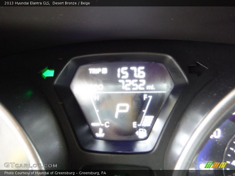 Desert Bronze / Beige 2013 Hyundai Elantra GLS