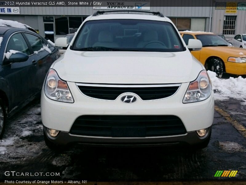 Stone White / Gray 2012 Hyundai Veracruz GLS AWD