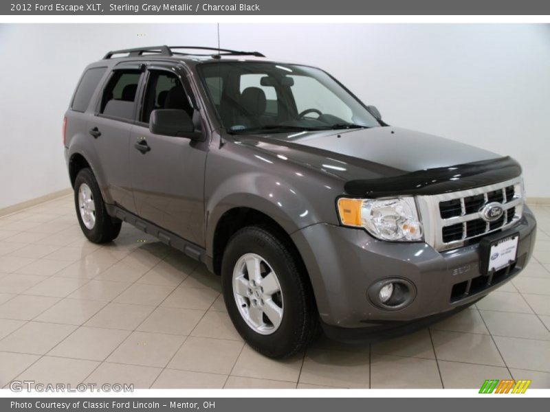 Sterling Gray Metallic / Charcoal Black 2012 Ford Escape XLT