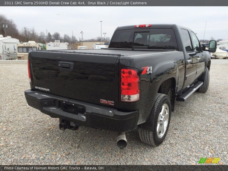 Onyx Black / Cocoa/Light Cashmere 2011 GMC Sierra 2500HD Denali Crew Cab 4x4