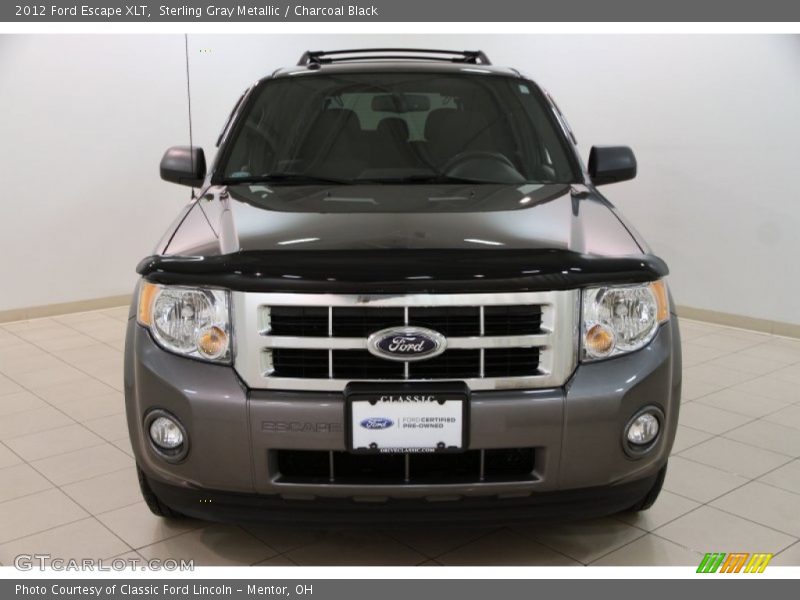 Sterling Gray Metallic / Charcoal Black 2012 Ford Escape XLT
