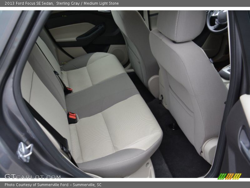 Sterling Gray / Medium Light Stone 2013 Ford Focus SE Sedan