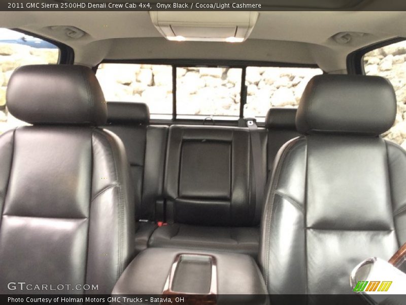 Onyx Black / Cocoa/Light Cashmere 2011 GMC Sierra 2500HD Denali Crew Cab 4x4