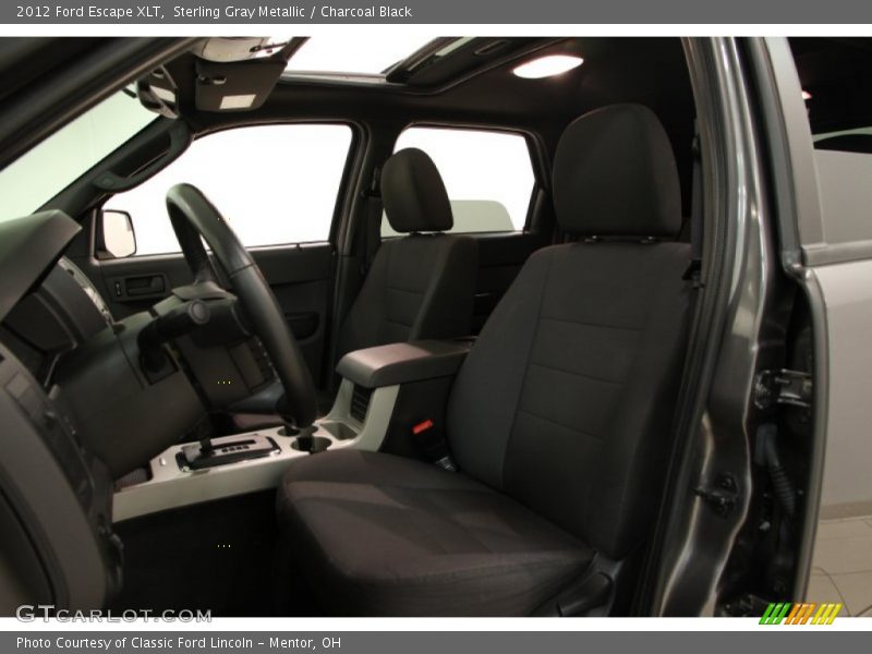 Sterling Gray Metallic / Charcoal Black 2012 Ford Escape XLT