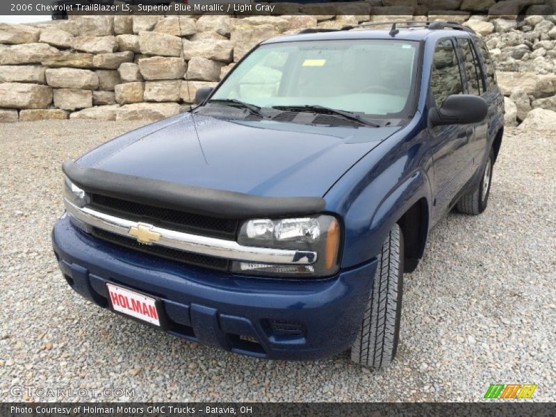 Superior Blue Metallic / Light Gray 2006 Chevrolet TrailBlazer LS