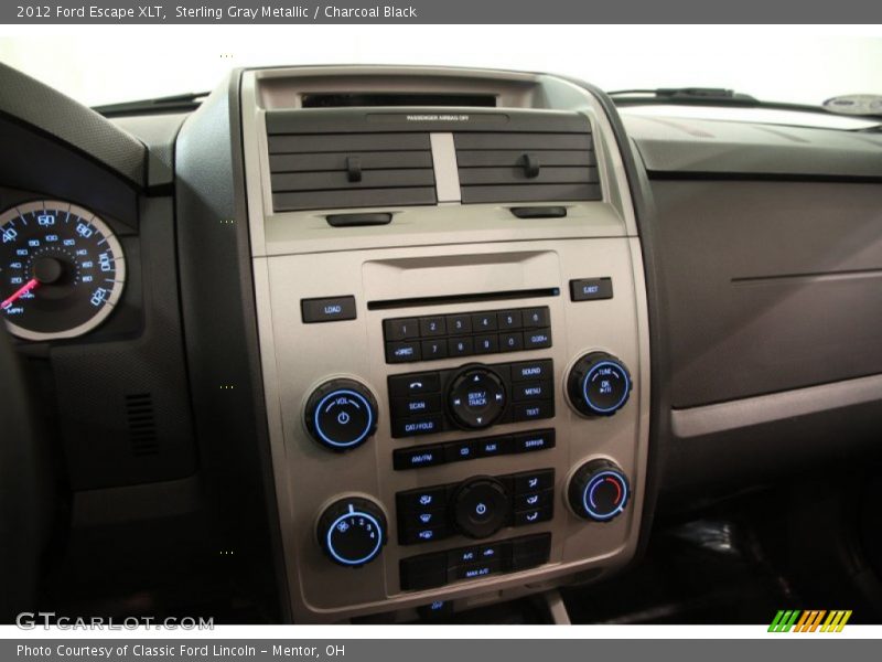 Sterling Gray Metallic / Charcoal Black 2012 Ford Escape XLT