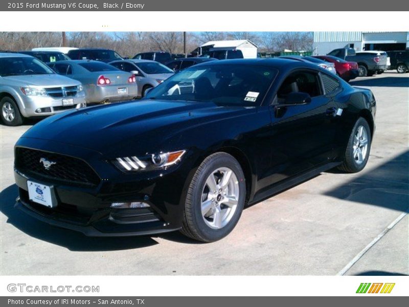 Black / Ebony 2015 Ford Mustang V6 Coupe