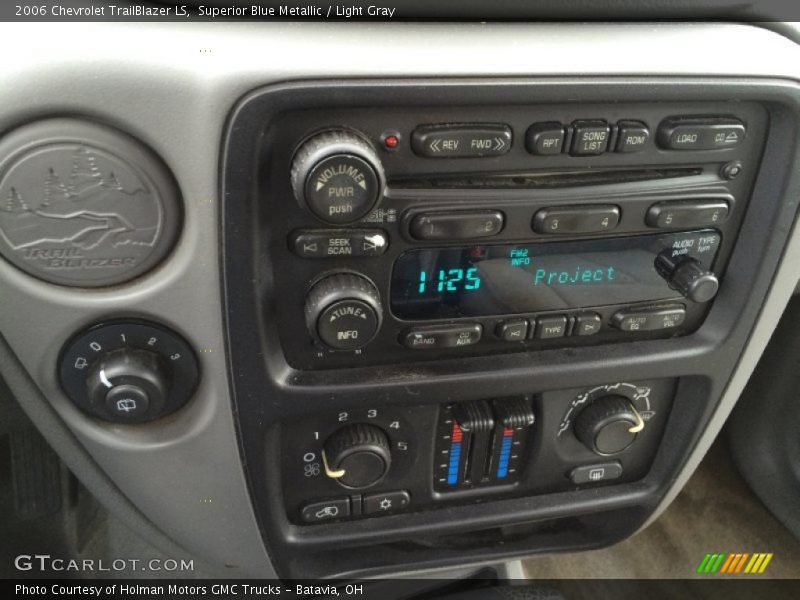 Superior Blue Metallic / Light Gray 2006 Chevrolet TrailBlazer LS