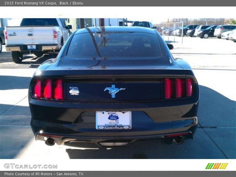 Black / Ebony 2015 Ford Mustang V6 Coupe