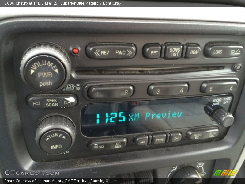 Superior Blue Metallic / Light Gray 2006 Chevrolet TrailBlazer LS