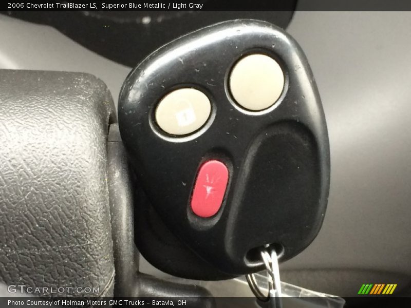 Superior Blue Metallic / Light Gray 2006 Chevrolet TrailBlazer LS
