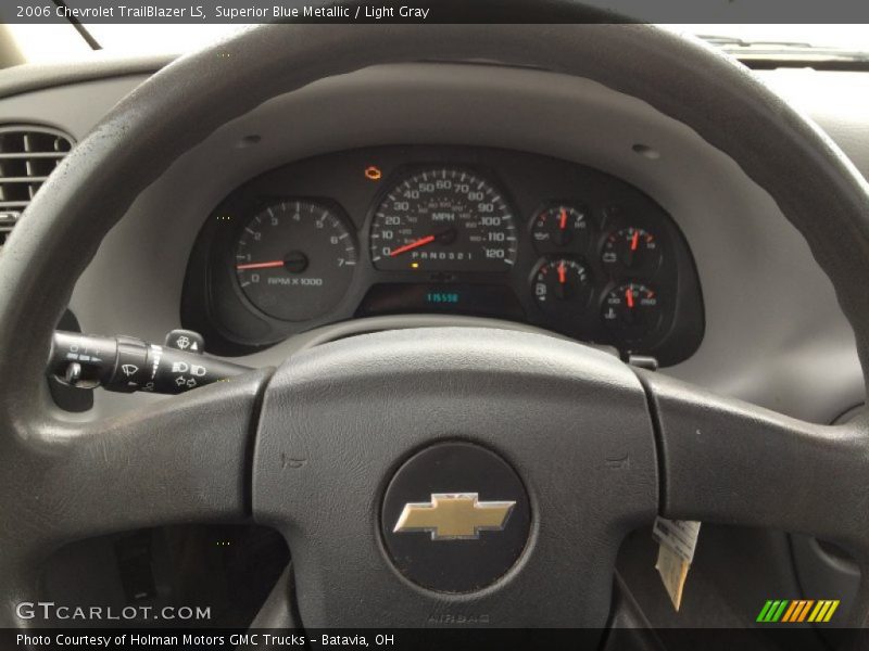 Superior Blue Metallic / Light Gray 2006 Chevrolet TrailBlazer LS