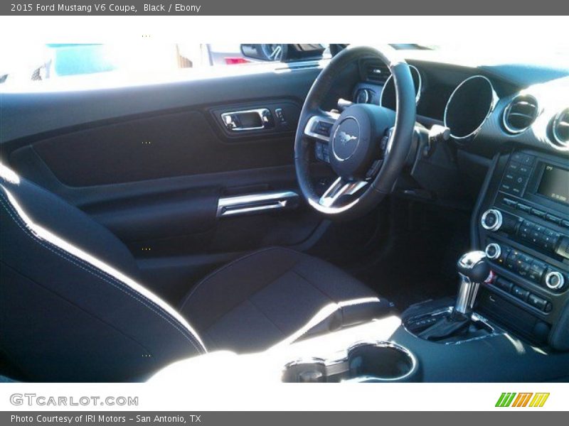 Black / Ebony 2015 Ford Mustang V6 Coupe