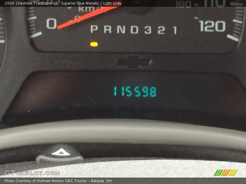 Superior Blue Metallic / Light Gray 2006 Chevrolet TrailBlazer LS