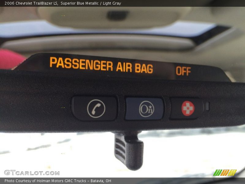 Superior Blue Metallic / Light Gray 2006 Chevrolet TrailBlazer LS